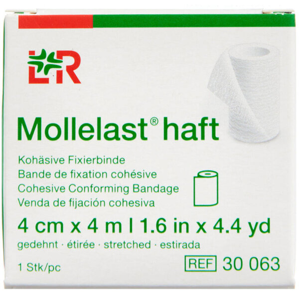 Mollelast Haft Fikserbind (4 cm x 4 m)