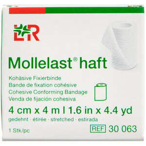 Mollelast Haft Fikserbind (4 cm x 4 m)