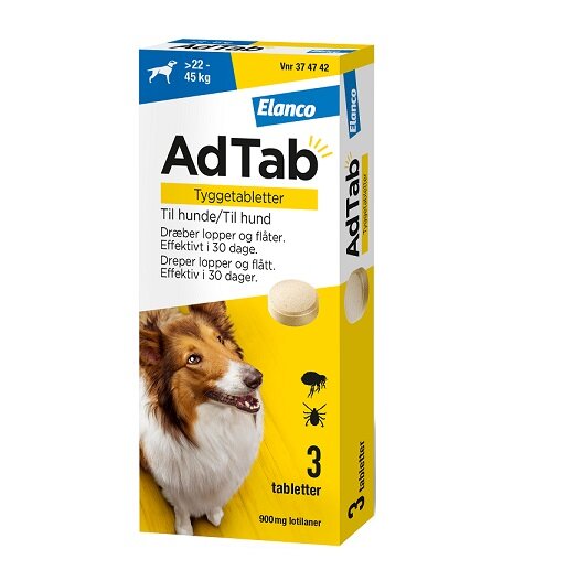 AdTab til hunde >22-45 kg 900