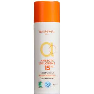 Apotekets Ansigts Solcreme SPF 15