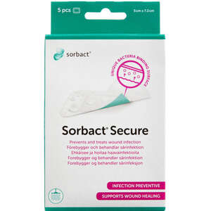 Sorbact Secure 5 x 7,2 cm