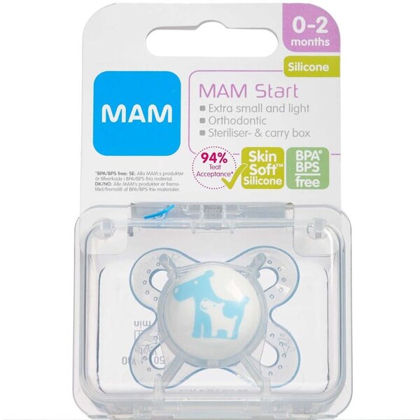 MAM Start Silikone Sut (0-2m)