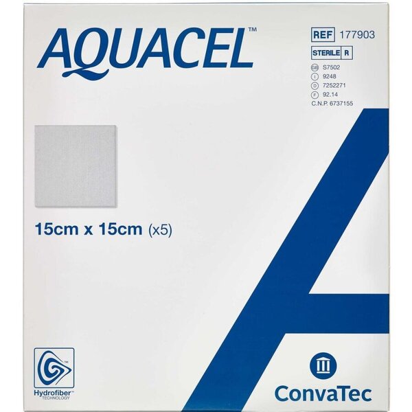 Aquacel Hydrofiber Bandage (15 x 15 cm)