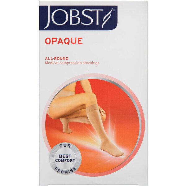 Jobst Opaque kompressions knæstrømper (XL/naturel)