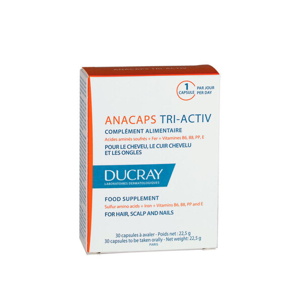 Ducray Anacaps Tri-ACTIV Kapsler