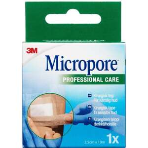 3M Micropore Papirtape (beige/2,5 cm)