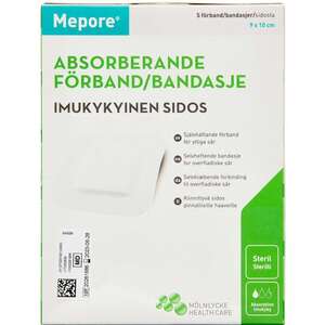 Mepore Forbinding (9 x 10 cm) 5 stk