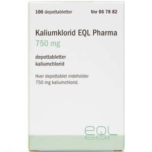 Kaliumklorid "EQL Pharma" 750