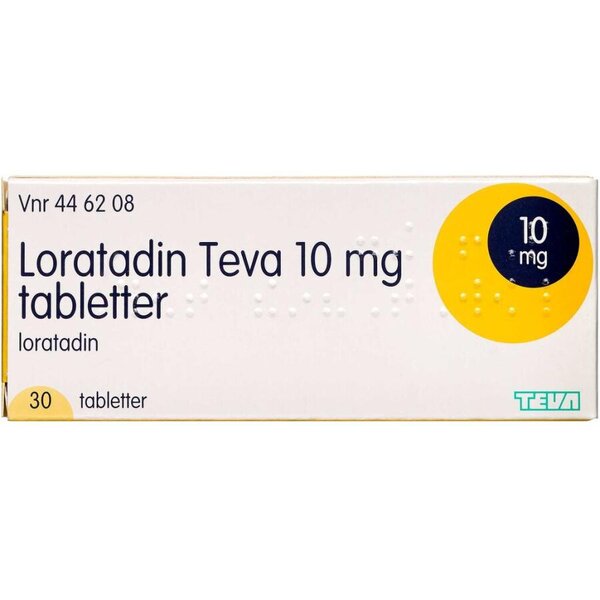 Loratadin "Teva" 10 mg 30 stk