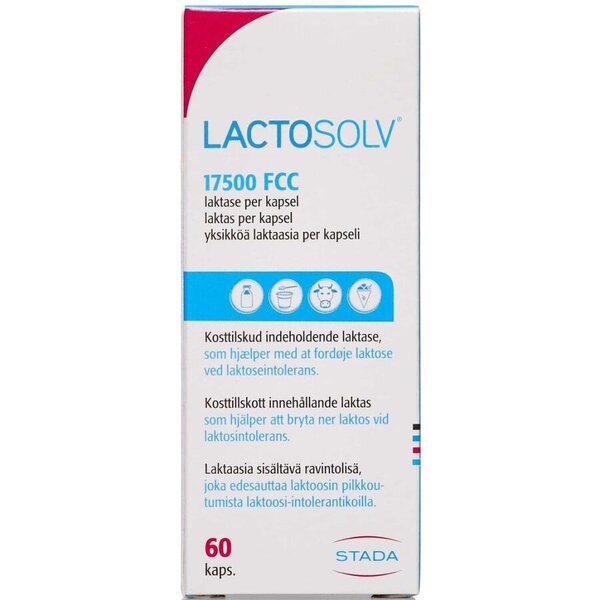 Lactosolv 17500 FCC Kapsler (60 stk.)