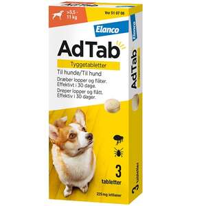 AdTab til hunde >5.5-11 kg 225