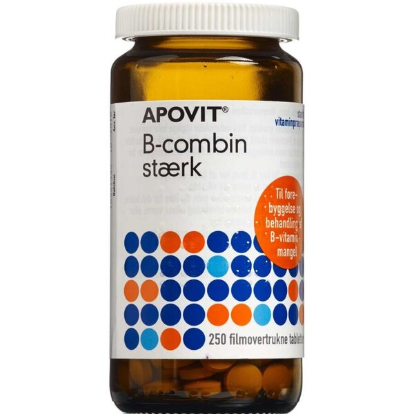 Apovit B-combin stærk tabletter (250 stk)