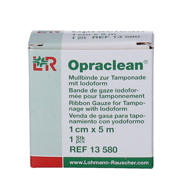 Opraclean Jodoform Gazebind (1cm x 5m)