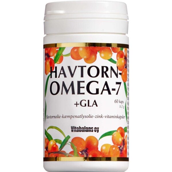 Havtorn-Omega-7 + GLA kapsler