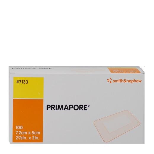 Primapore Bandage (5 x 7,2 cm) 100 stk.