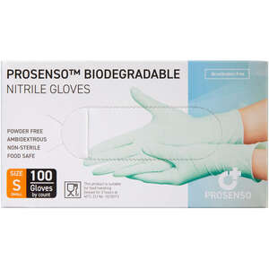 Prosenso Biodegradable Nitrilhandsker (S)