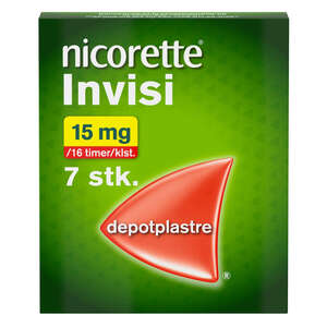 Nicorette invisi plaster 15mg 7 stk