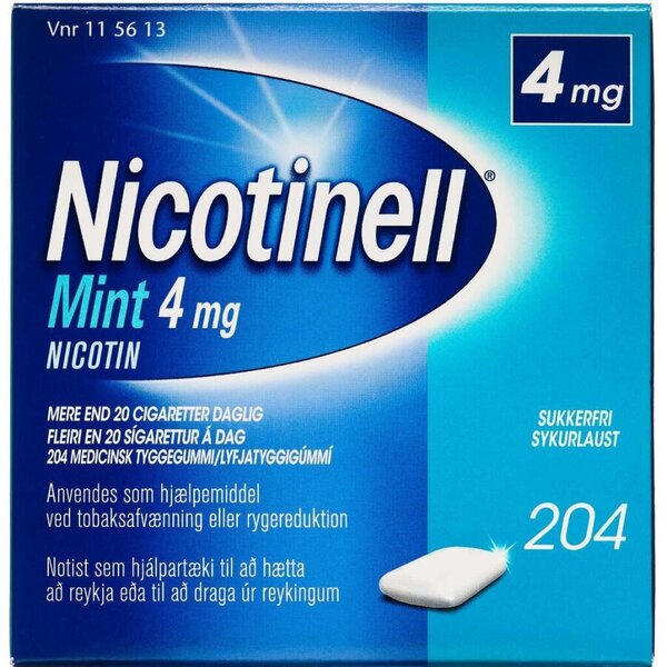 Nicotinell Mint 4 mg 204 stk