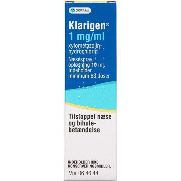 Klarigen 1 mg/ml nasal spray