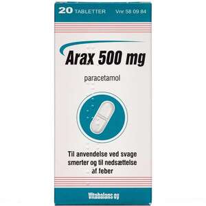 Arax 500 mg 20 stk