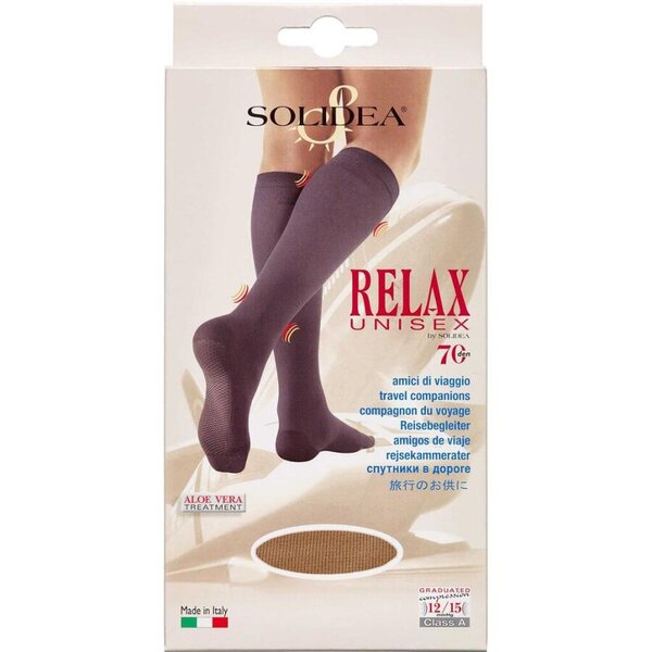 Solidea Relax Unisex 70 Knæstrømpe (S/Camel)