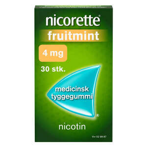 Nicorette fruitmint 4 mg 30 stk