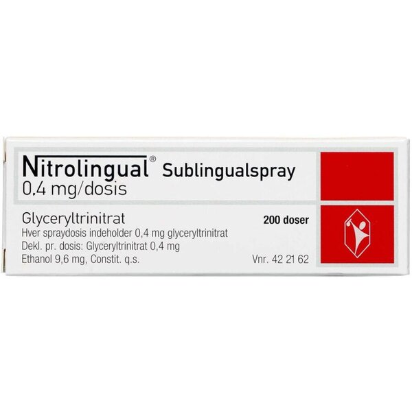 Nitrolingual spray 0,4 mg/dos