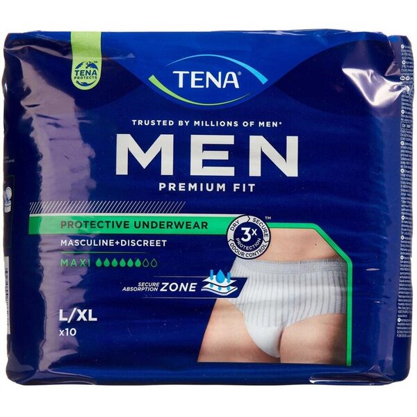 TENA Men Premium Fit Protective Underwear (L)