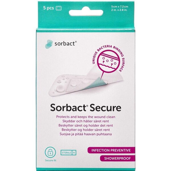 Sorbact Secure Plaster (5x7,2cm)