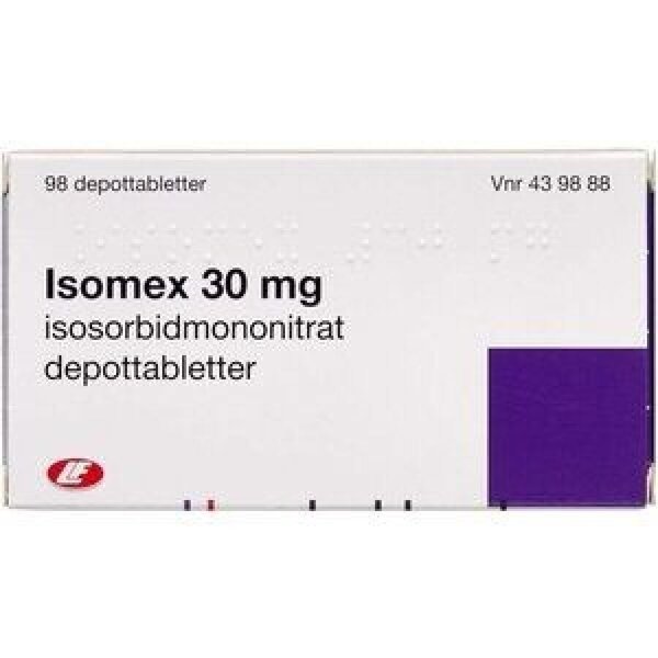 Isomex 30 mg 98 stk