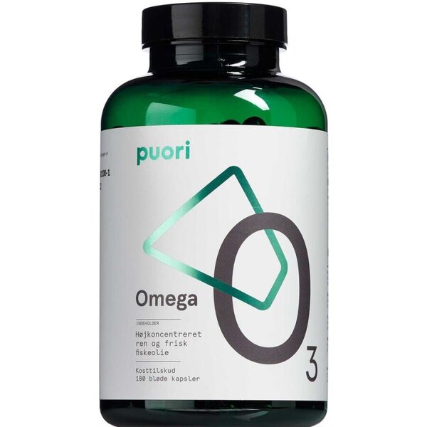 Puori O3 Omega-3 Kapsler (180 stk)