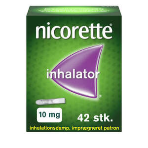 Nicorette 10 mg inhalatorer refill 42 stk