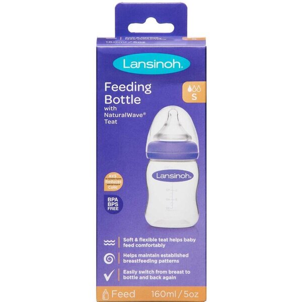 Lansinoh NaturalWave Sutteflaske (160 ml)