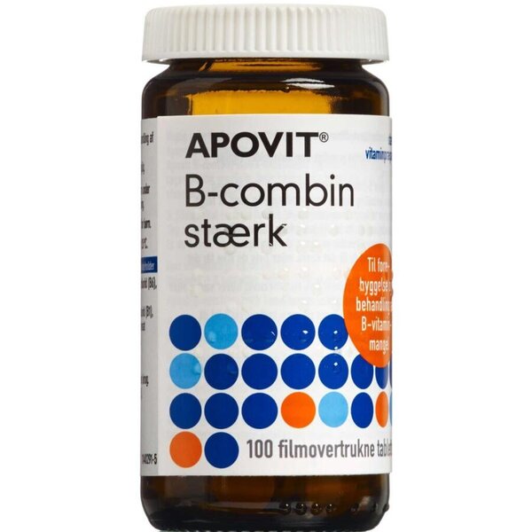 Apovit B-combin stærk tabletter (100 stk)