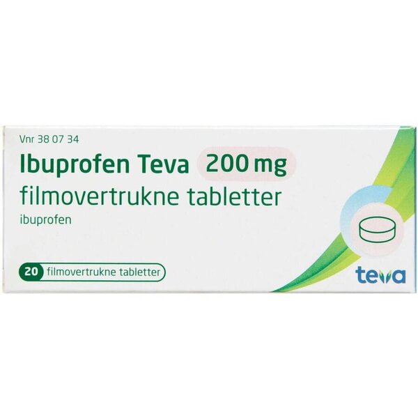 Ibuprofen "Teva" 200 mg