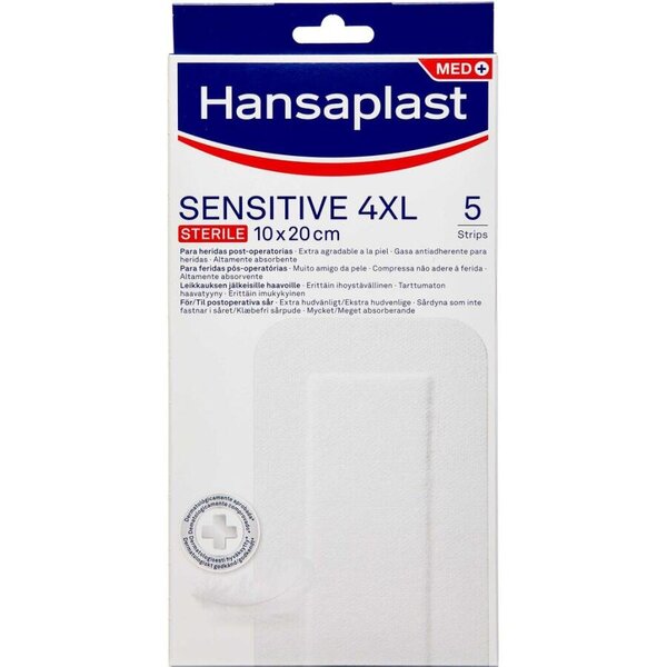 Hansaplast Sensitive 4XL Plastre (10x20cm)