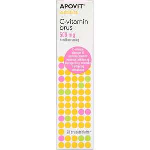 Apovit C-vitamin brus (hindbær)