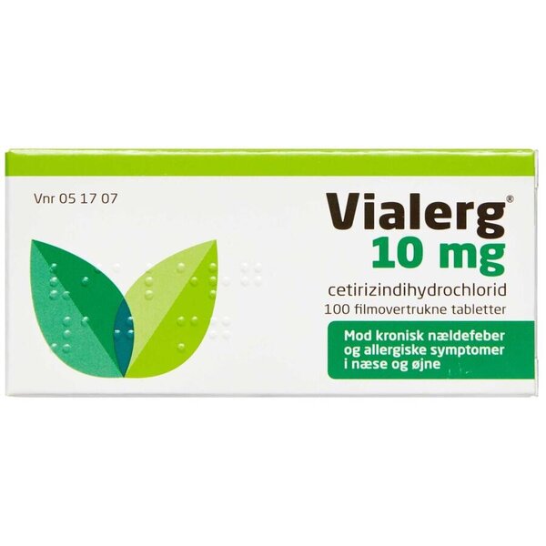 Vialerg 10 mg 100 stk