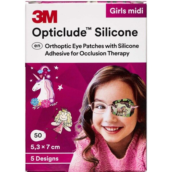 3M Opticlude Silicone Skeleplaster (midi/pige)