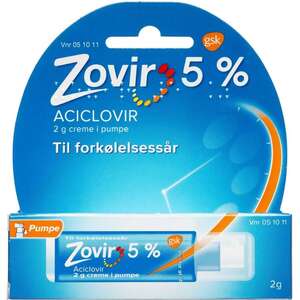 Zovir creme 5% med pumpe