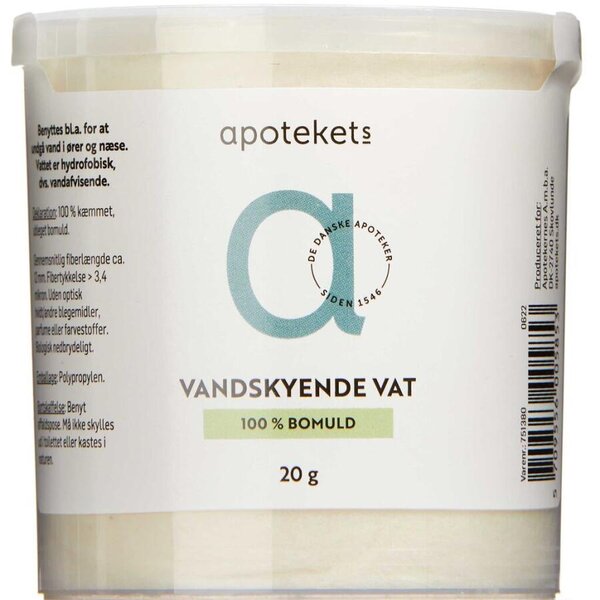 Apotekets vandskyende vat