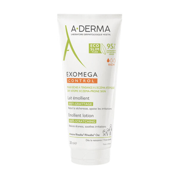 A-Derma Exomega Control Emollient Lotion (200 ml)