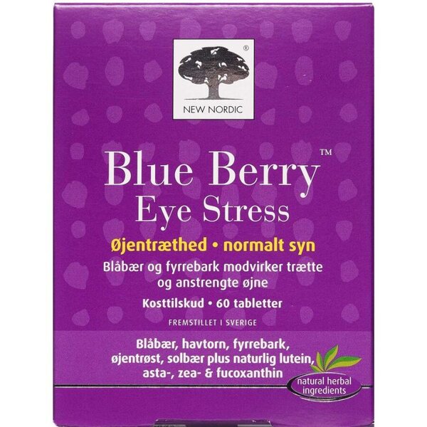 Blue Berry Eye Stress Tabletter