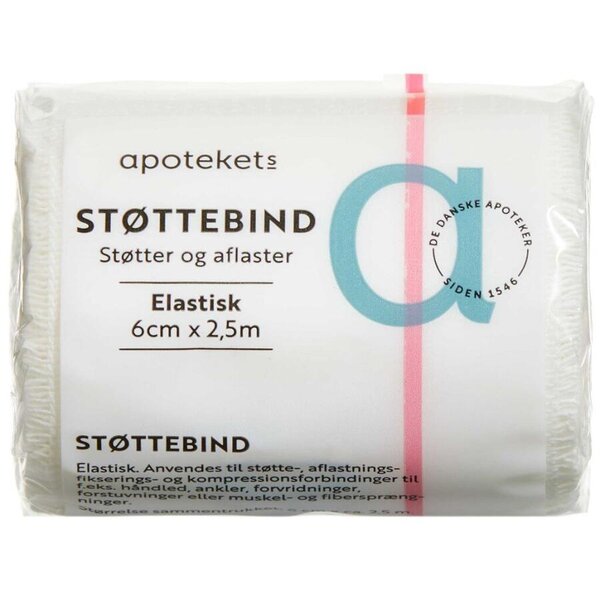 Apotekets Støttebind (6 cm x 2,5 m)