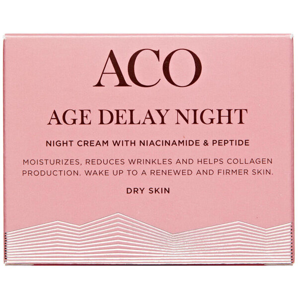 ACO Age Delay Night Cream Dry Skin