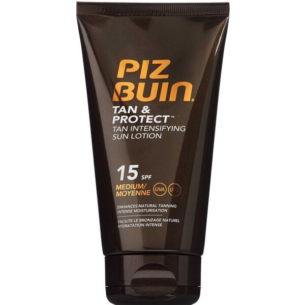 Piz Buin Tan & Protect Sun Tan Intensifying Sun Lotion SPF 15