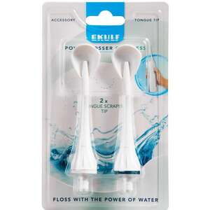 EKULF PowerFlosser Cordless Tongue Scraper Tip