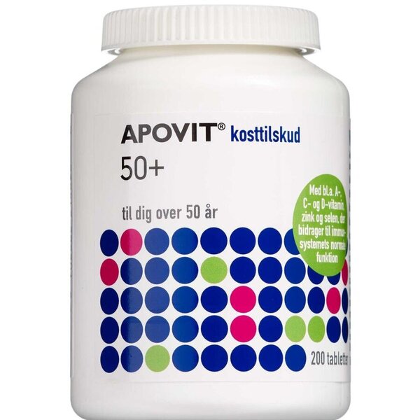 Apovit 50+ Multivitaminer (200 stk)