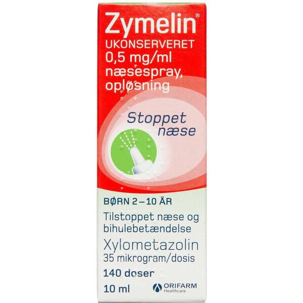 Zymelin næsespray 0,5 mg/ml 10 ml