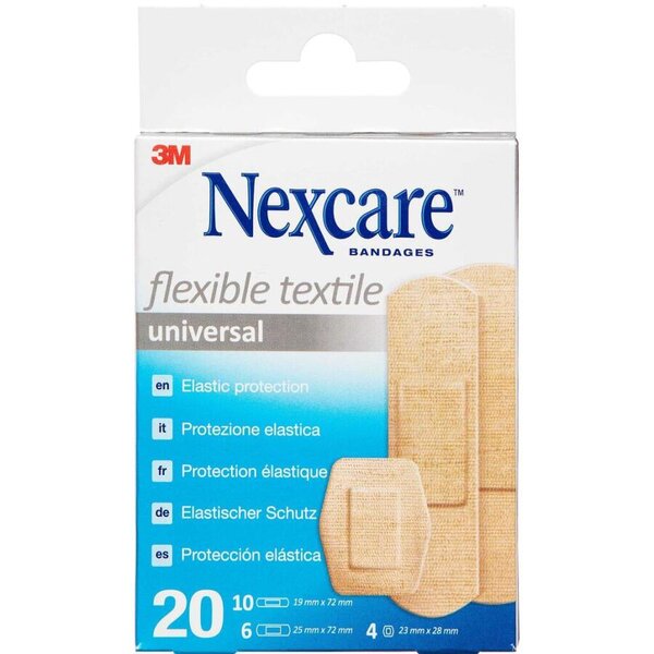 Nexcare Flexible Textile Plaster (3 str. 10 stk)